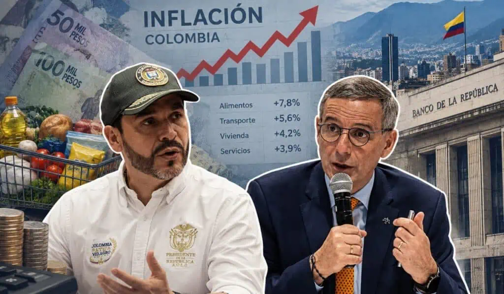 Estos son los riesgos más grandes que ve el gobierno De la Espriella para la inflación en Colombia: ¿Tomará medidas? Inflacion colombia riesgos gobierno de la espriella