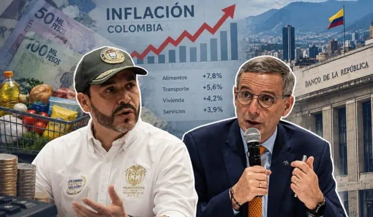 Estos son los riesgos más grandes que ve el gobierno De la Espriella para la inflación en Colombia: ¿Tomará medidas? Inflacion colombia riesgos gobierno de la espriella