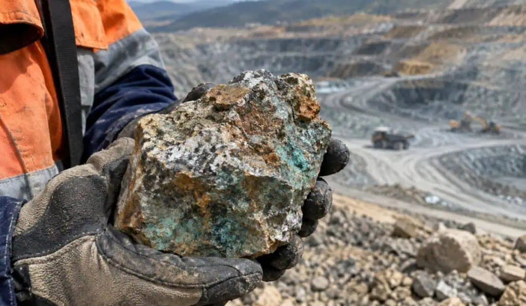 Exportaciones de banano y ferroníquel se verían superadas por proyecto minero de AngloGold Ashanti en Antioquia Mina de cobre. Imagen: Generada con AI Chat GPT