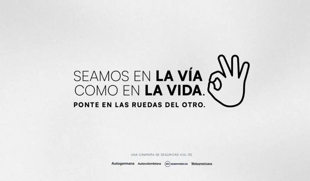 “Seamos en la vía como en la vida”: campaña de Autogermana y sus compañías para recuperar la empatía en la movilidad Seamos en la vía como en la vida