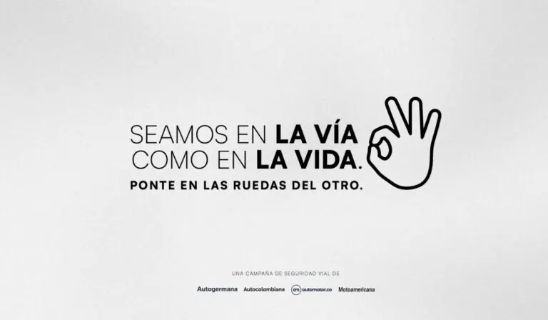 “Seamos en la vía como en la vida”: campaña de Autogermana y sus compañías para recuperar la empatía en la movilidad Seamos en la vía como en la vida