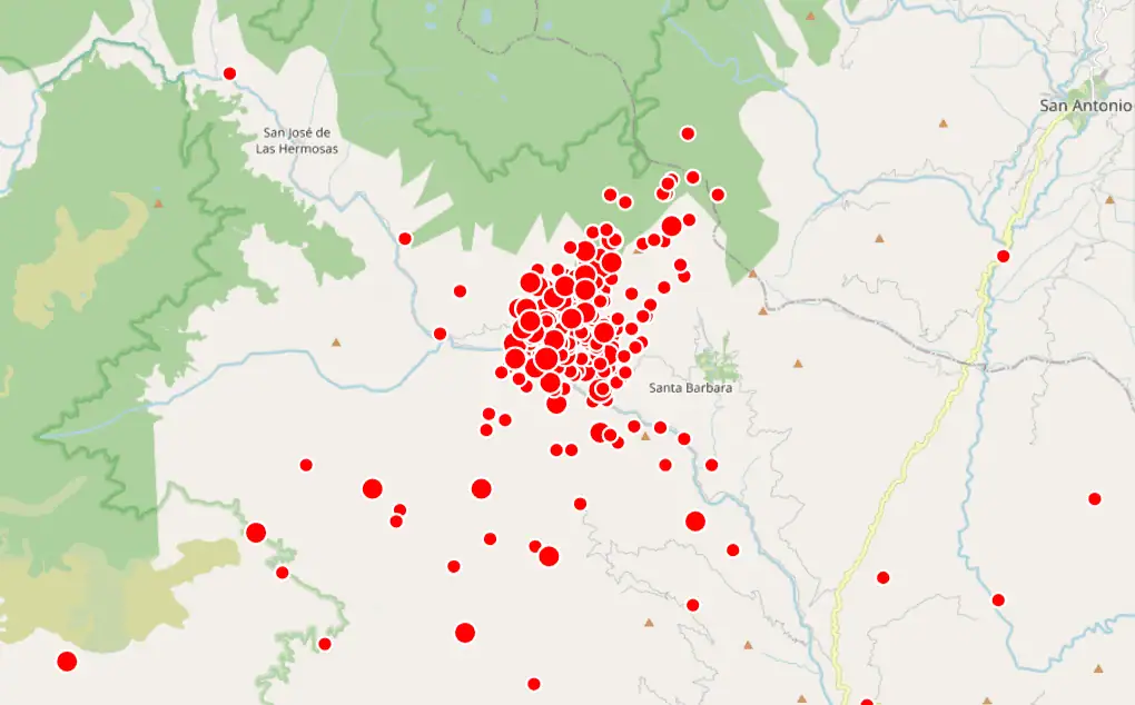 Chaparral, Tolima, completa más de 48 horas de actividad sísmica: van más de 130 movimientos telúricos Sismos en Tolima