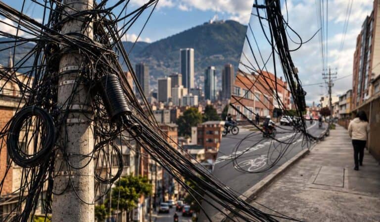 Soterrar cables y redes en Bogotá para ordenar calles de Bogotá costaría más de $20 billones