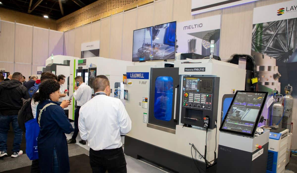 Maquinaria, automatización, inteligencia artificial, robótica, manufactura aditiva, impresión 3D y herramientas para la eficiencia de los procesos serán algunos de los desarrollos presentes en la feria. Foto: Corferias.