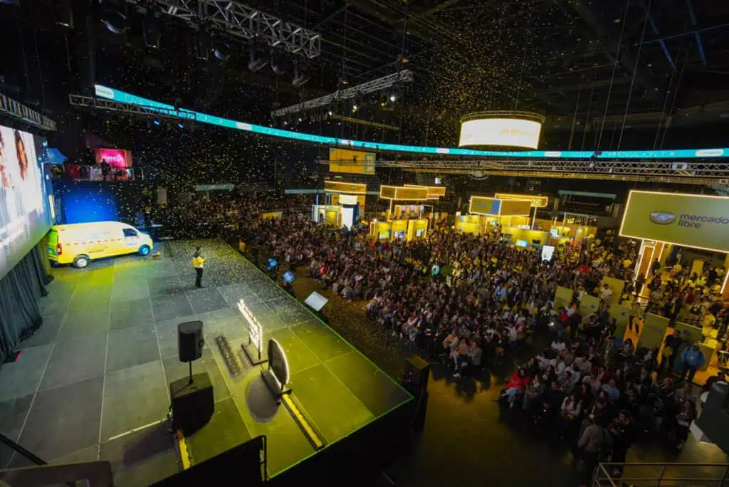 Mercado Libre anuncia inversión de US$600 como parte de su plan de expansión logístico y corporativo en Colombia Mercado Libre Experience 2026. Foto: Cortesía.
