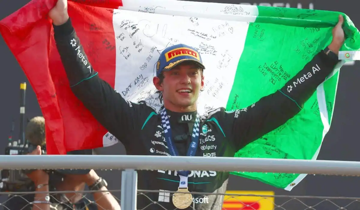 Kimi Antonelli remontó 18 puestos y acabó con 60 años de sequía italiana en Monza