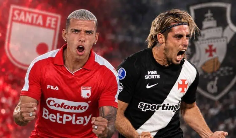Santa Fe es favorito ante Vasco da Gama en El Campín, pero las apuestas favorecen al equipo brasilero para clasificar en Sudamericana Santa Fe es favorito ante Vasco da Gama en El Campín, pero las apuestas favorecen al equipo brasilero para clasificar