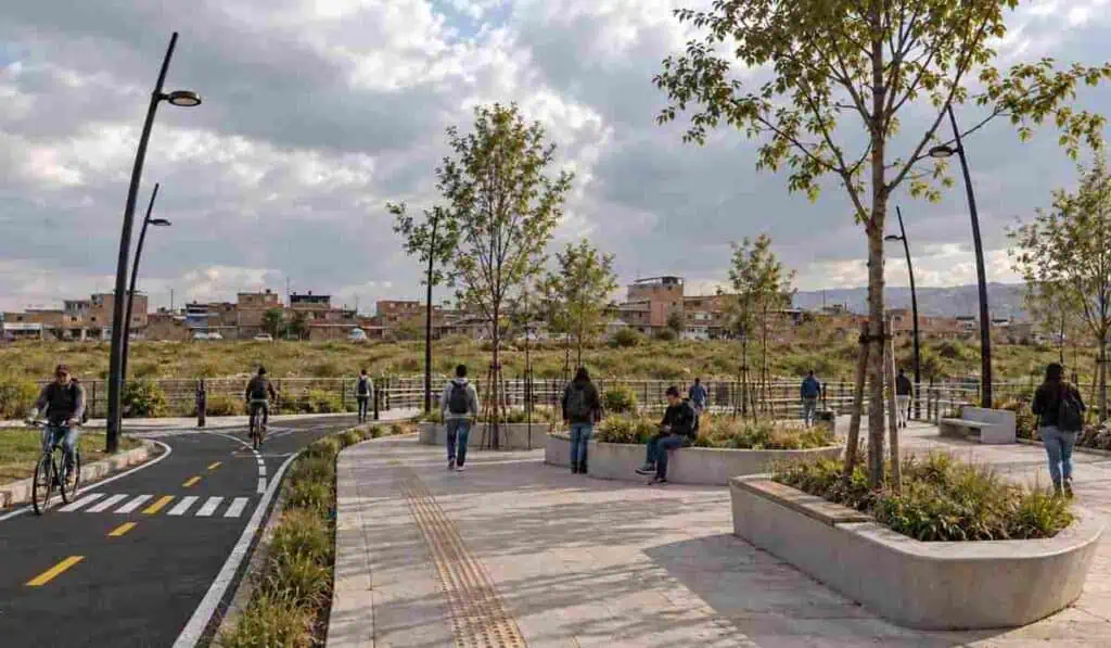 Nueva megaobra de $22.087 millones conectará a Soacha y Bogotá: tendrá enlace con el Metro Así sería el ciclopuente de Tibanica