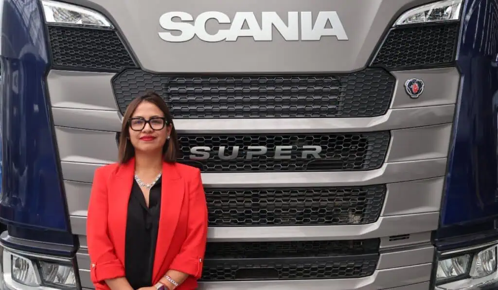 Entrevista | Scania Colombia creció 17 % y alista inversiones en talleres y vehículos eléctricos para 2027 Caterina Limay Erazo, directora administrativa y financiera de Scania Colombia