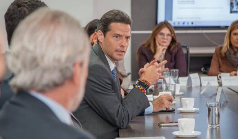 El titular de la cartera de Comercio, Mauricio Gómez Amín. Imagen: Ministerio de Comercio