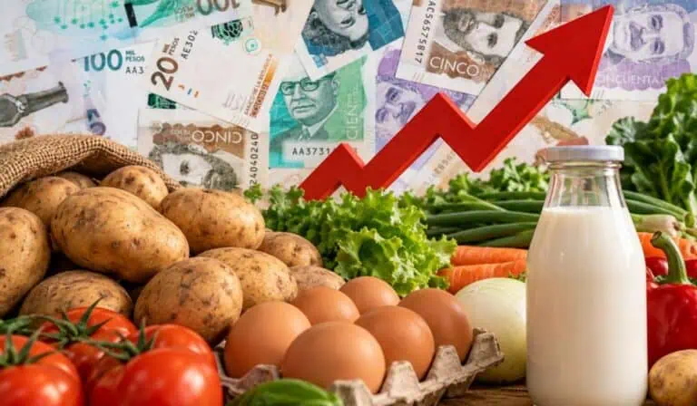 Inflación de alimentos subiría más de lo esperado en Colombia: estos son los que más presionan los precios Inflación de alimentos subiría más de lo esperado en Colombia: estos son los que más presionan los precios