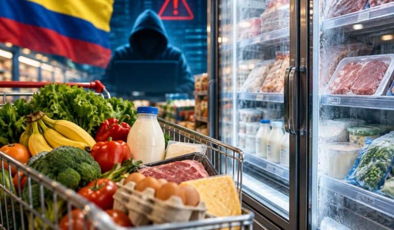 Proponen agencia para evitar que supermercados colombianos se queden sin alimentos por ciberataques, como ya pasó en Francia