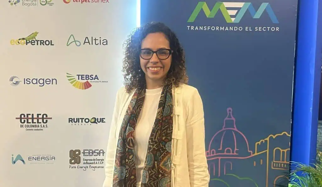 EDF de Francia: una de las empresas energéticas más grandes del mundo que invirtió en Colombia Raíssa Cafure Lafranque, CEO de EDF. Imagen: Alejandro Correa / Valora Analitik