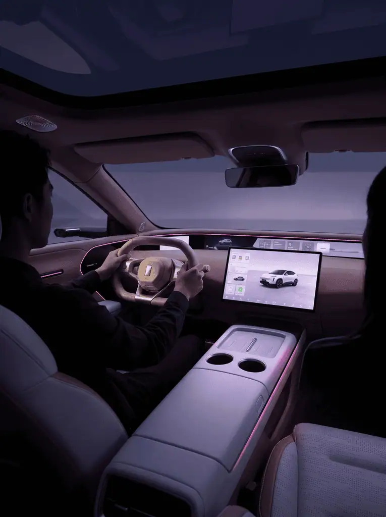 Llega Avatr a Colombia, la marca de lujo de Changan, CATL y Huawei Interior Avatr 07. Foto: Cortesía.